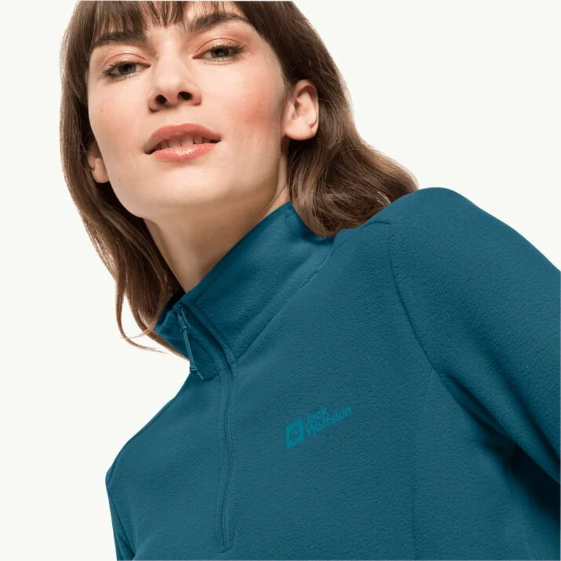 Jack Wolfskin Taunus HZ Fleece Womens in Blue Coral-2